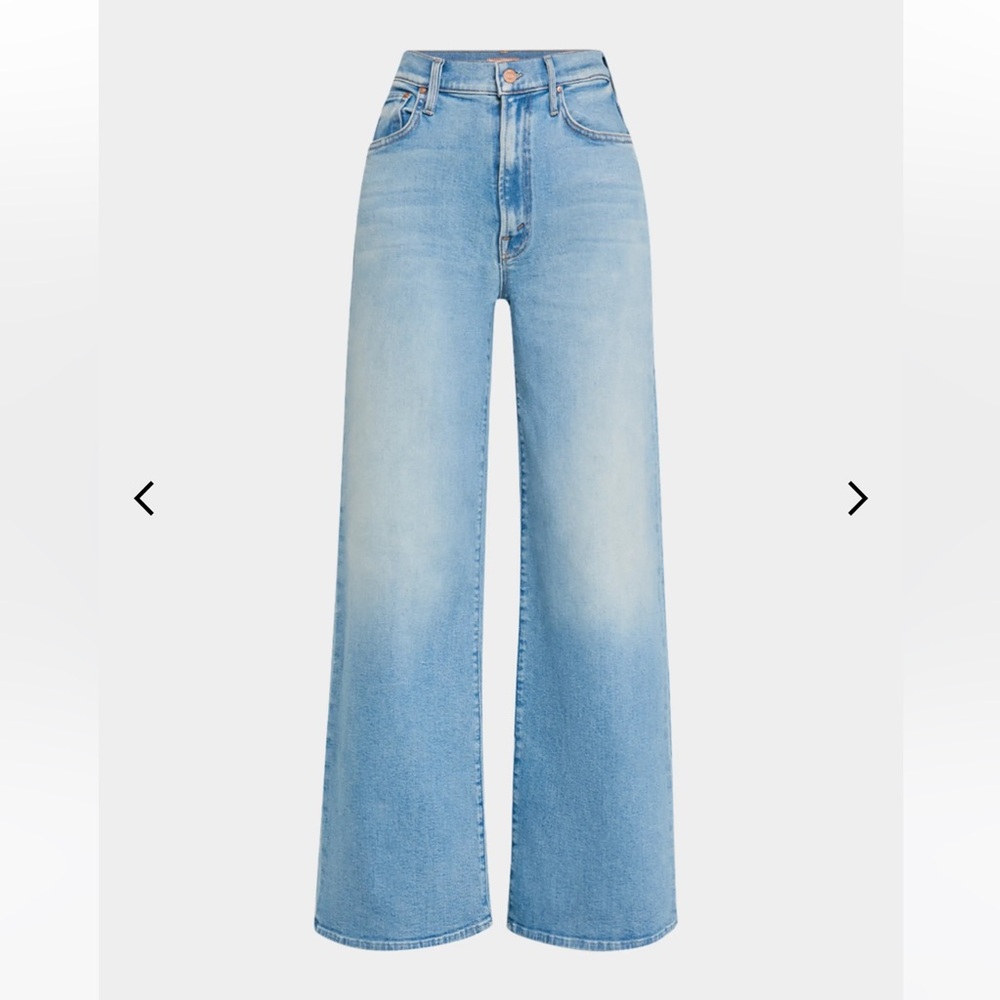 MOTHER Light Blue Flare & Wide Leg Jeans